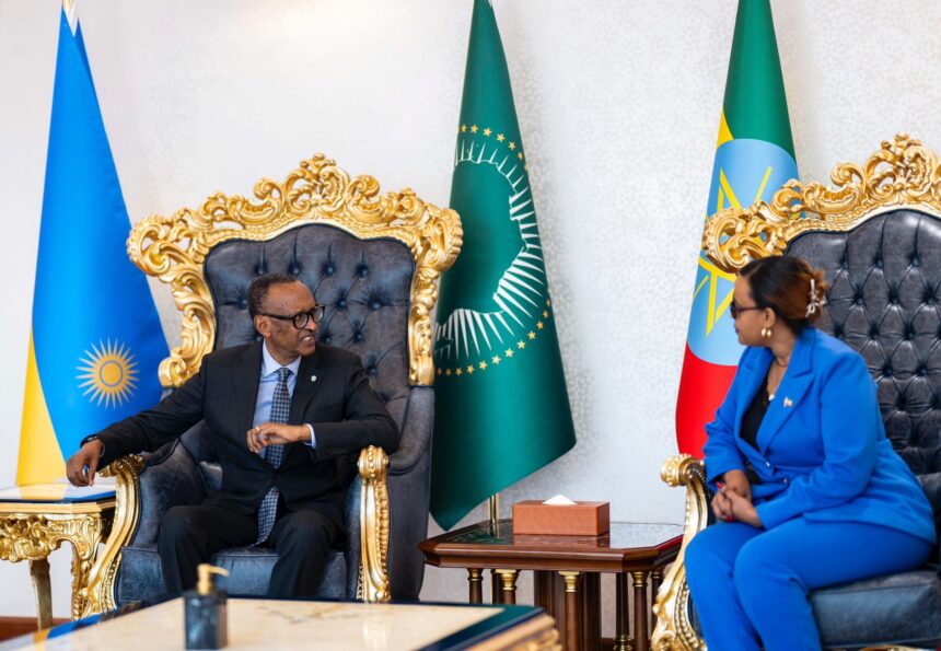 Photo Story: Rwanda President Arrives Addis Ababa, Ethiopia For The 38th Ordinary Session Of The Assembly Of Heads Of State And Government Of The African Union.