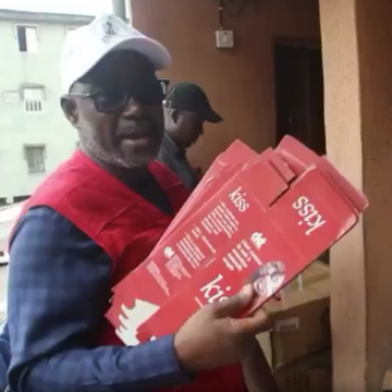 image Video: NAFDAC Officials Seize Expired Condom Revalidated Into Kiss Packaging Material at Idumota Lagos