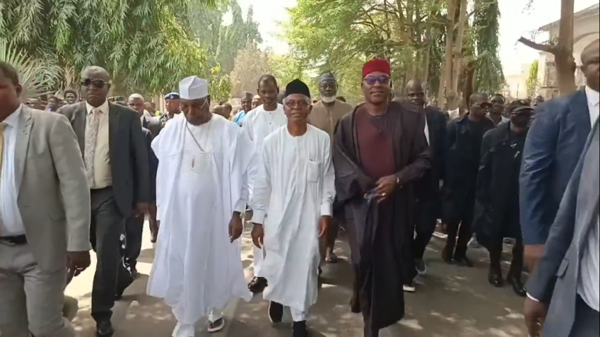 Atiku Abubakar, El-Rufai And Others, Pay Condolence Visit To Chief Edwin Clark’s Family