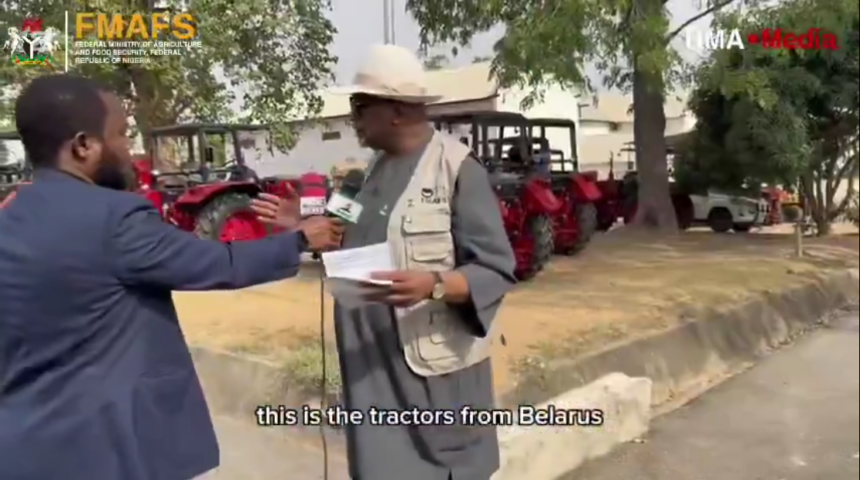 Nigeria Receives The First Batch Of The 2,000 Tractors And 9,027 Other Farming Equipment To Accelerate Food Production In The Country.