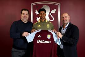 image Aston Villa Announce the Signing of Rashford on Loan Until the End of the Season