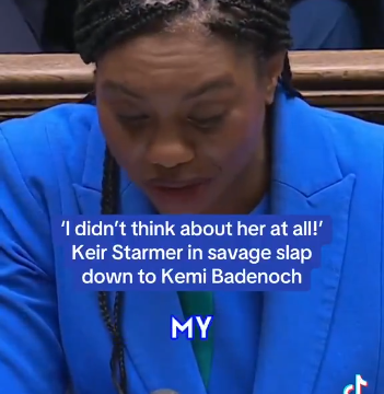 Kemi Badenoch Blushes through Prime Minister Mockery of her “desperate search for relevance”