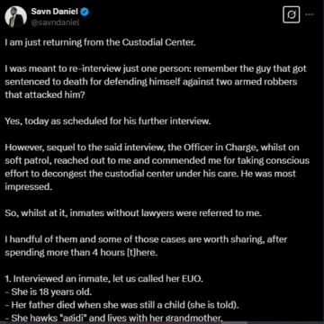 Twitter Law And Criminality: Illegalities Of Nigeria System of Justice