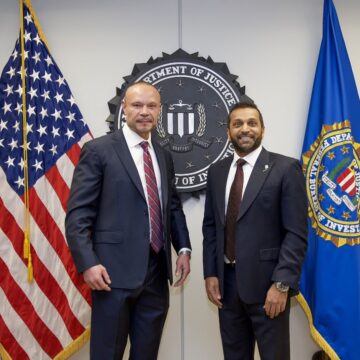 U.S. Swears In Dan Bongino As New FBI Deputy Director