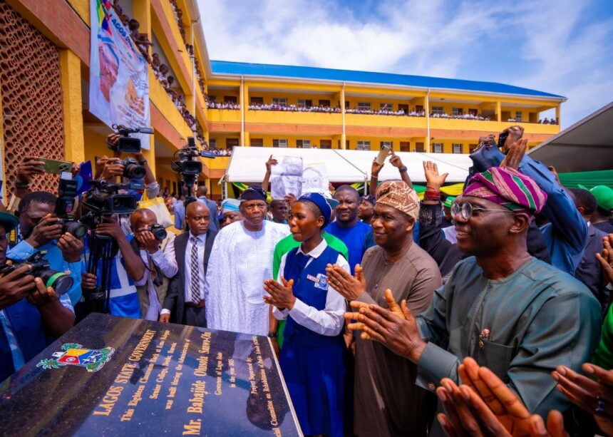 Lagos State Invest In Education, Reconstruct Ultra-Modern Classrooms At Keme Balogun Junior/Senior College, Ikorodu