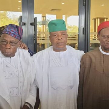 Obasanjo, Atiku, Obi, Others Celebrates For Governor Of Imo State, Emeka Ihedioha At His 60th Birthday In Abuja