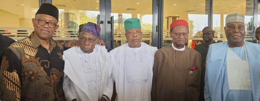 Obasanjo, Atiku, Obi, Others Celebrates For Governor Of Imo State, Emeka Ihedioha At His 60th Birthday In Abuja