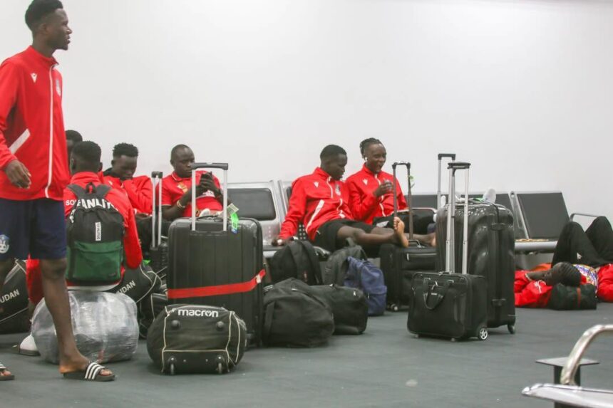 Photo News: South Sudan National Team Stranded At Libya Airport For Over Three Hours