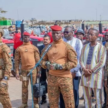 WhatsApp Image 2025-03-26 at 13.16.42_d2baefc2 President Ibrahim Traore Moves Toward Boosting Agriculture in Burkina Faso, Hands Over Tractors, Motorcycles, Agricultural Produce Among Others.