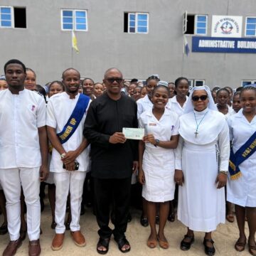 Obi Visit School Of Midwifery In Owerri, Donates N15 Million, Emphasises Need To Empower Healthcare Professionals.