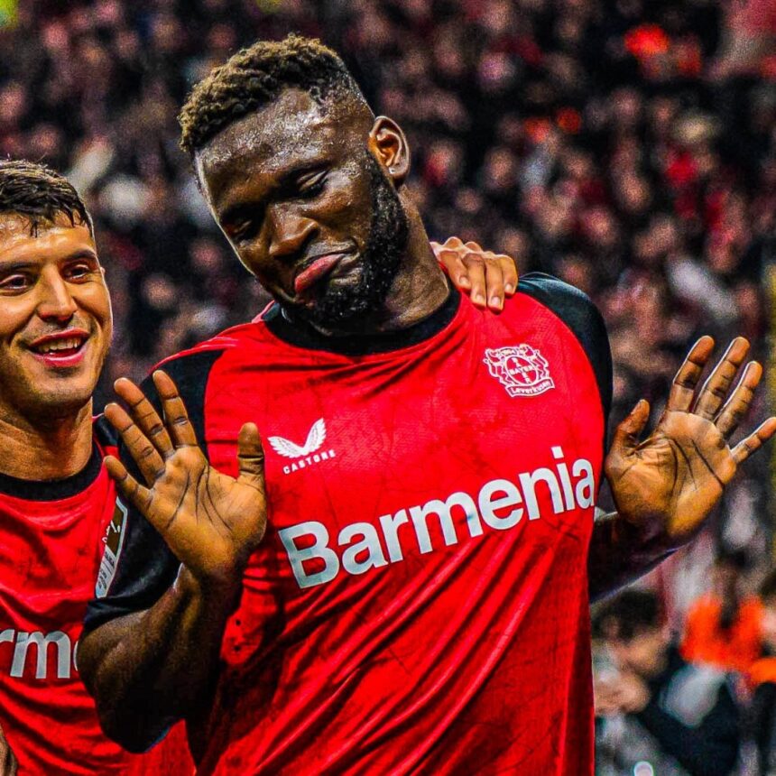 Victor Boniface Celebrates, Restores Bayer Leverkusen’s Lead Against Bochum In A 3-1 Victory,