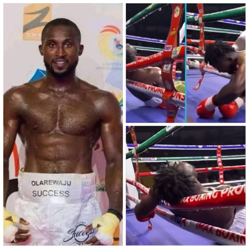 Nigerian boxer Olanrewaju dies after collapsing in Ghana fight30th March 2025