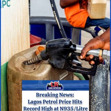 Lagos Petrol Price Hits Record High at N935/Litre31 March 2025