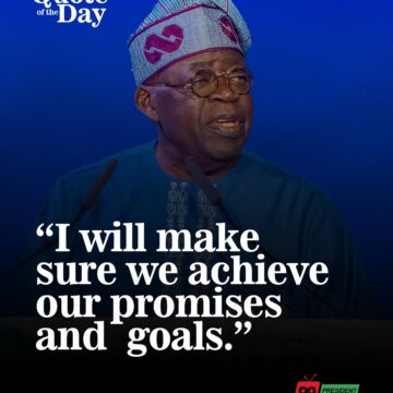 I will make sure we achieve our promises and goals – President Bola Tinubu