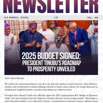 Nigeria President Bola Ahmed Tinubu Signs 2025 Budget Into Law 