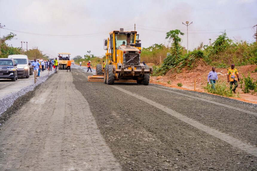 Photos: Ogun Governor, Dangote Inspects 100.5km Ongoing Construction, To Eliminate The Usage Of Lagos-Ibadan Expressway