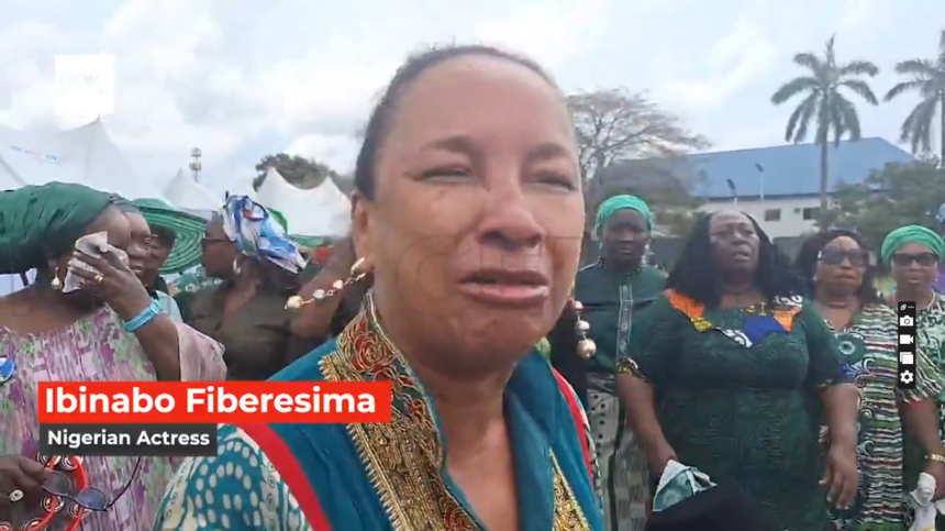 Rivers State Crises: ”We Found Peace Finally, And Then Today You Come Out, And You See Army People Driving Around, Our Governor Is Peaceful; We Love Him. Leave Us In Peace.” Actress Ibinabo Fiberesima