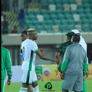 image A Visibly Angry Victor Osimhen After The 1-1 Draw To Warriors Of Zimbabwe.