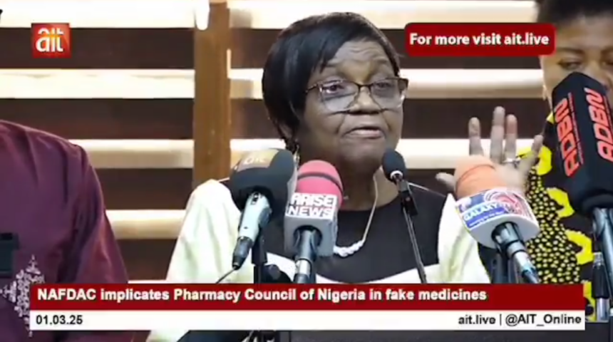 Video: NAFDAC Implicates Pharmacy Council of Nigeria in Fake Medicines