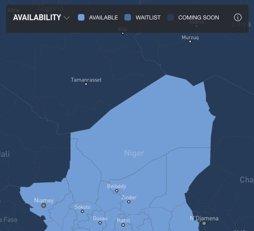 High-Speed Internet Starlink, Now Available In Niger.