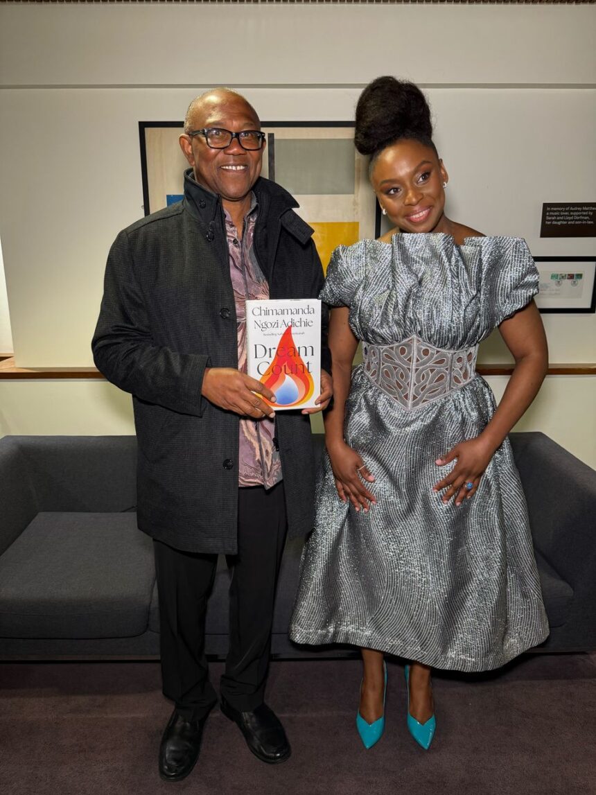 Peter Obi Attends Chimamanda Adichie’s Book Launch, ‘Dream Count’, At The Southbank Centre’s Royal Festival Hall In London.