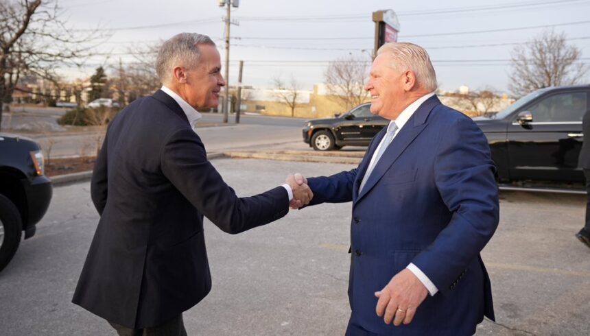 Ontario Premier Meets With Canada Incoming P.M., Mark Carney On Retaliatory Tariff, Agrees To Stand Firm Till All Threats Disappear