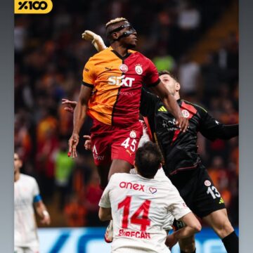 Epic Photo Of Victor Osimhen During Match