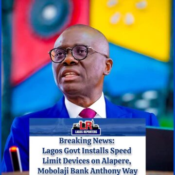 Lagos Govt Installs Speed Limit Devices on Alapere, Mobolaji Bank Anthony Way