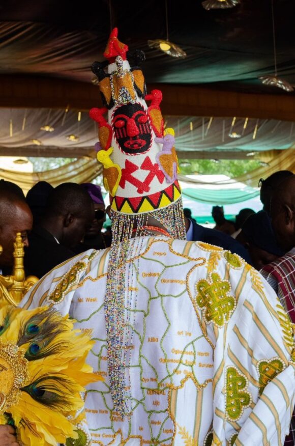 The Sango Staff Of The Newly Coronated Alaafin Of Oyo, A Physical Proof Of His Authority And Power