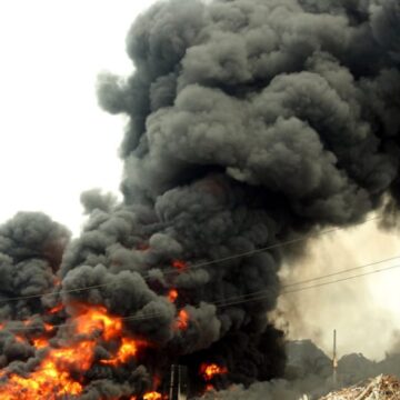Explosion rocks Lagos  11th April 2025