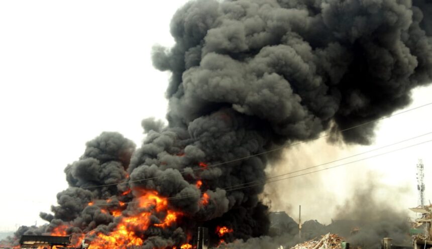 Explosion rocks Lagos  11th April 2025