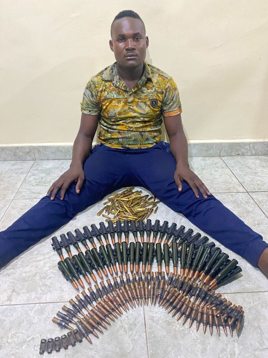 Arrest of Suspect with Illegal Ammunition in Jaji, Kaduna State