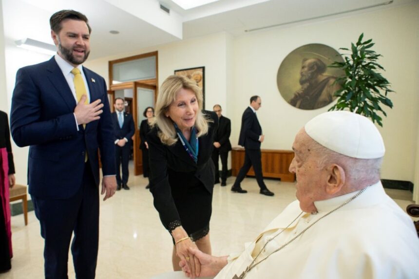 U.S. Vice President JD Vance Meets With Pope Francis On Sunday Before His Death, Exchange Easter Greetings.
