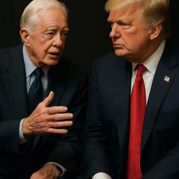 In a moment that should’ve stopped time, Jimmy Carter—quiet as a monk, sharp as a scalpel—offered a truth so unassuming, most missed the incision. He was speaking to Trump, but really, he was speaking to all of us.