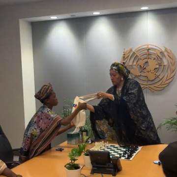 image United Nations Gifting Nigerian Chess Players