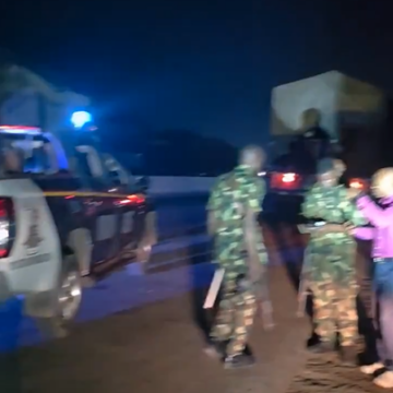 image Videos: Soliders Rescued Ikorodu City Players & Officials From Ibadan After Draw With Shooting Stars.