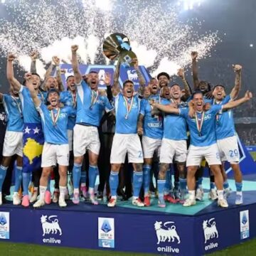 Photos: Napoli Players Celebrating The Scudetto