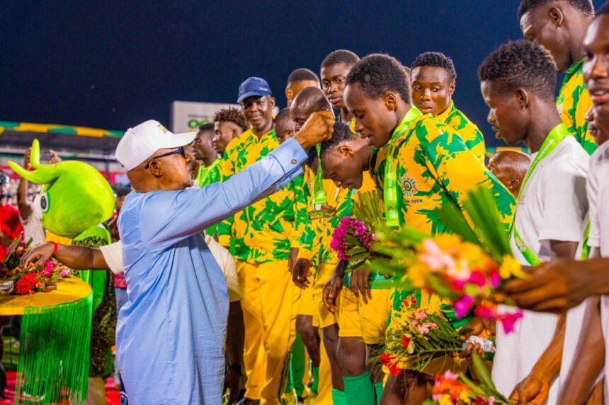  “Ogun State Will Continue To Lead The Way In Sports Excellence.” Governor Abiodun Say As Team Ogun Triumph With A 4-1 Victory Over Team Kwara
