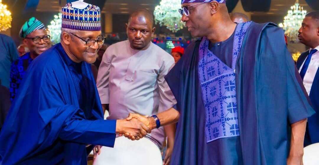 Photos: Lagos State Governor Sanwo-Olu At The Dangote Cement 2025 Customer Celebration And Distributor Awards Night