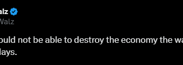 Governor Of Minnesota, Tim Walz On Trump’s Administration 100 Days In Office