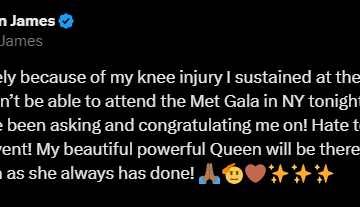 LeBron James Gives Reason For His Absence At The Met Gala