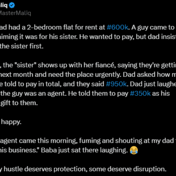 Landlord Boycotts Agency Fee For His Newly Married Tenant, Netizens Bemoan Middleman Greediness In House Rent Age