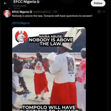 EFCC To Invite Tompolo Over Naira Abuse, Netizens Mock Anti-Corruption Agency For Double Standard