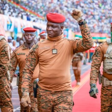 “The Fight We Are Waging For A Fairer And More Equitable World Is Justified”—-Burkina Faso Captain Traore In Appreciation To April 30 Rally Supporters
