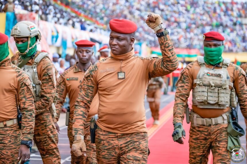 “The Fight We Are Waging For A Fairer And More Equitable World Is Justified”—-Burkina Faso Captain Traore In Appreciation To April 30 Rally Supporters
