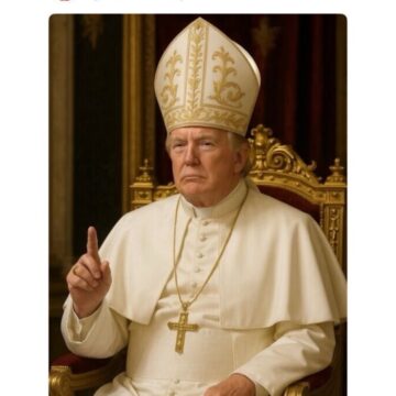 U.S. President Donald Trump Posts A Picture Of Himself As Pope A Few Days After The Pope Francis Death