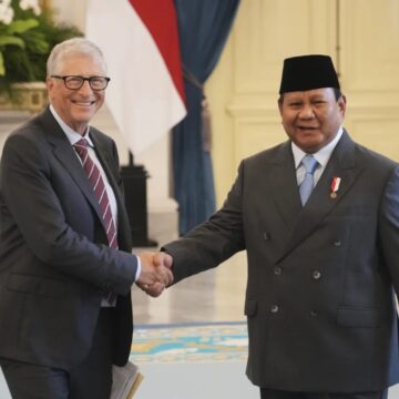 Bill Gates Meets Indonesian President Subianto To Discuss Health And Sustainable Development Initiatives