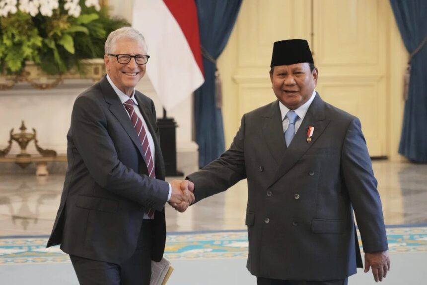 Bill Gates Meets Indonesian President Subianto To Discuss Health And Sustainable Development Initiatives
