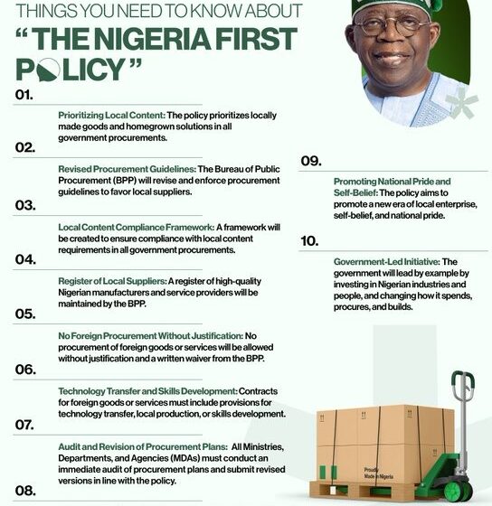 All You Need To Know About The ‘Nigeria First’ Policy