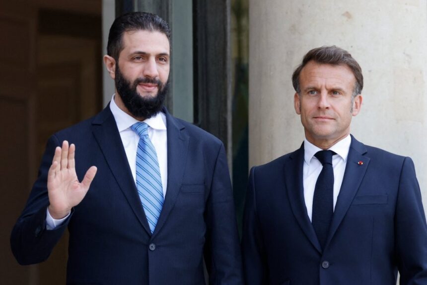 Ex-Al Qaeda And ISIS Terrorist Al-Jolani Arrives France To Meet With President Emmanuel Macron.